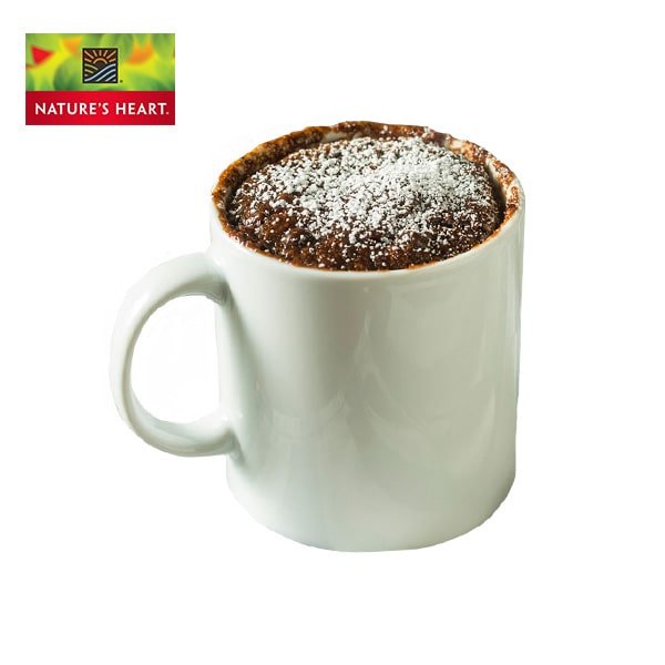 MUG CAKE DE CHOCOLATE Y MIX DE NUECES BY NATURE’S HEART