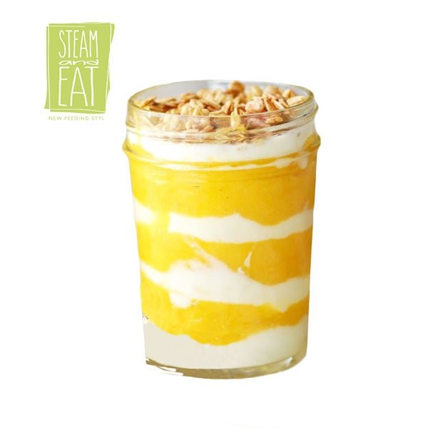 PARFAIT DE MANGO Y FRUTA BY STEAM AND EAT