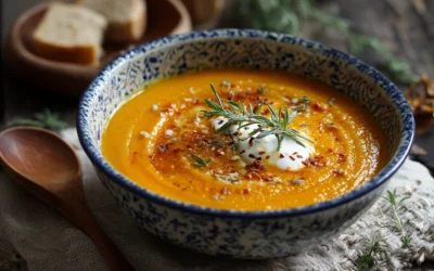 CREMA DE CALABAZA Y ZANAHORIA BY VITALITY KITCHEN