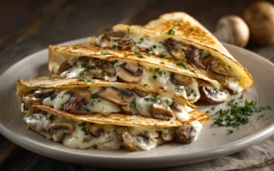 QUESADILLAS DE CHAMPIÑONES CREMOSOS BY NESTLÉ