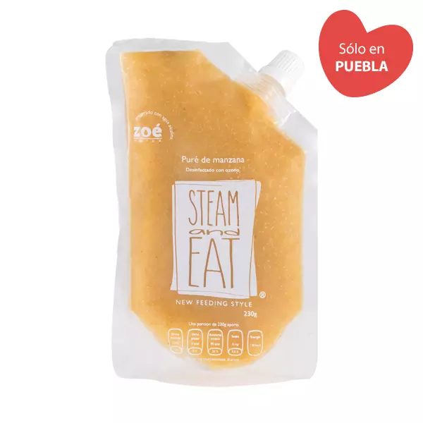 Puré de Manzana Steam and Eat® 230 gr