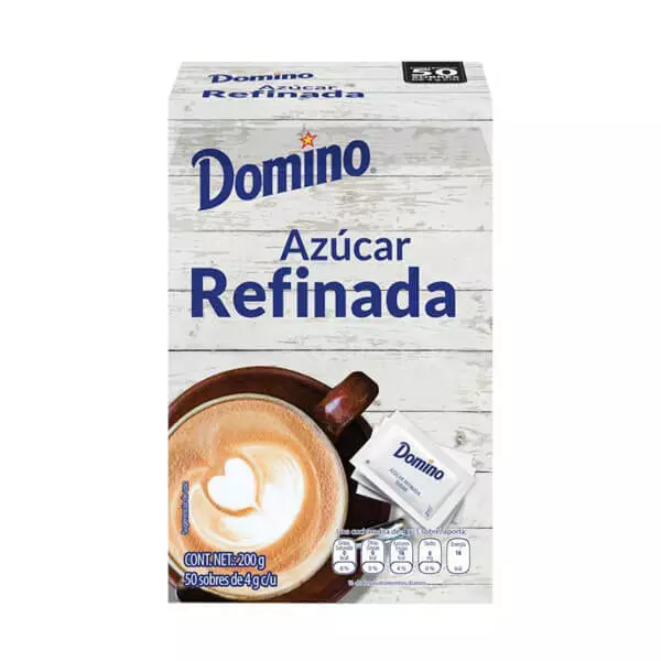 Azúcar Refinada Domino® 50 sobres