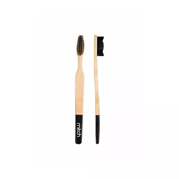 Cepillo Dental Negro de Bambú Mitch® 1 pz