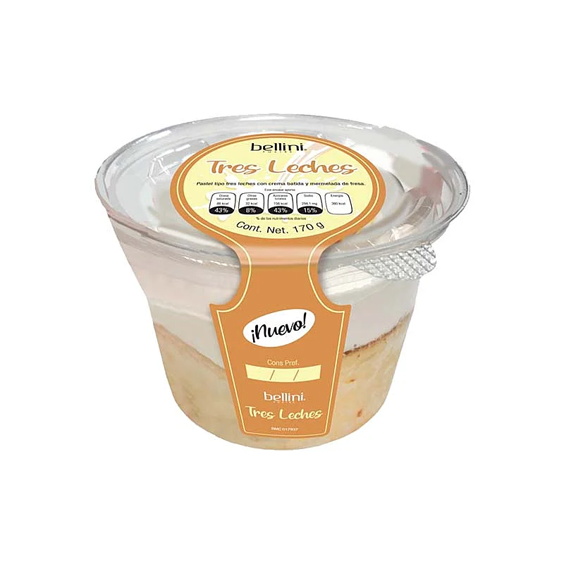 Postre de Tres Leches Bellini® 170 g