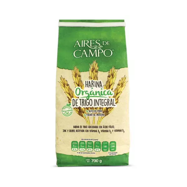 Harina de Trigo Integral Orgánica Aires de Campo® 700 gr
