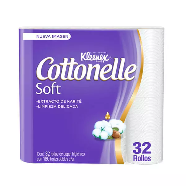 Papel Higiénico Kleenex® Cottonelle Soft 32 rollos