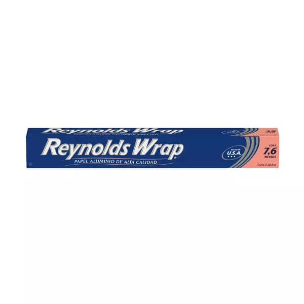 Papel Aluminio Reynolds® Rollo de 7.6m x 30.4 cm