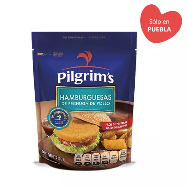 Hamburguesas de Pechuga de Pollo Pilgrim's® 700 gr