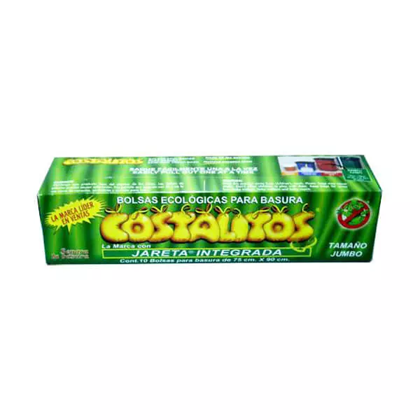 Bolsas para Basura Jumbo 75x90 cm Fortiflex Costalitos® 10 piezas