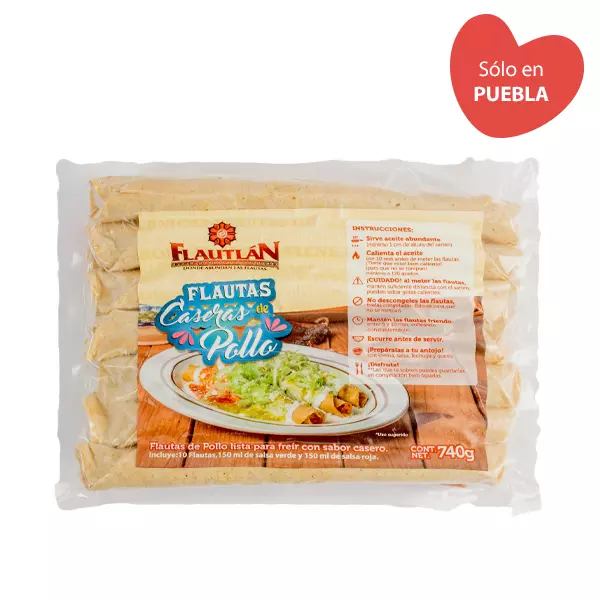Flautas de Pollo Flautlán® 10 Flautas