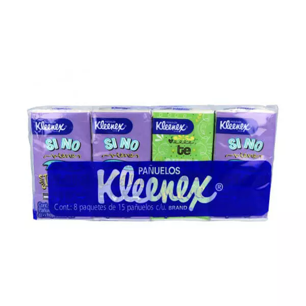 Pañuelos Faciales Kleenex® 8 Paquetes
