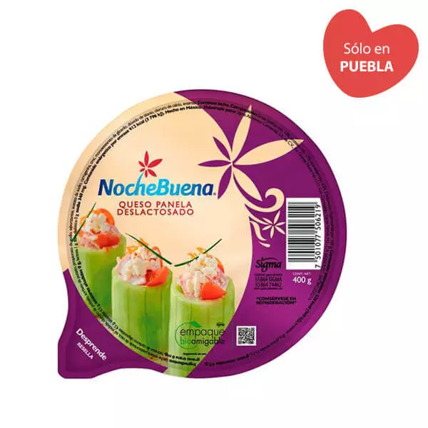 Queso Panela Deslactosado Nochebuena® 400 gr