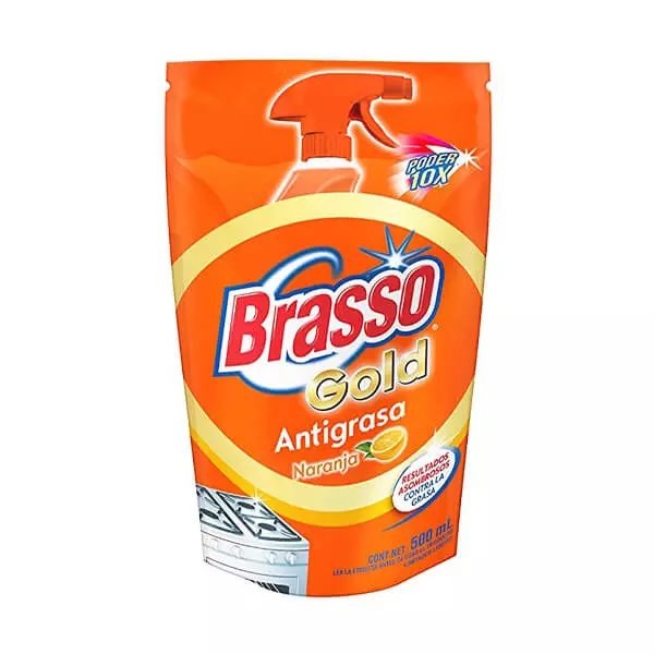 Repuesto Antigrasa Brasso® Gold 500 ml