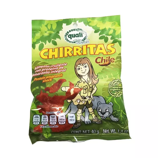 Chirritas de Amaranto con Chile Quali® 40 gr