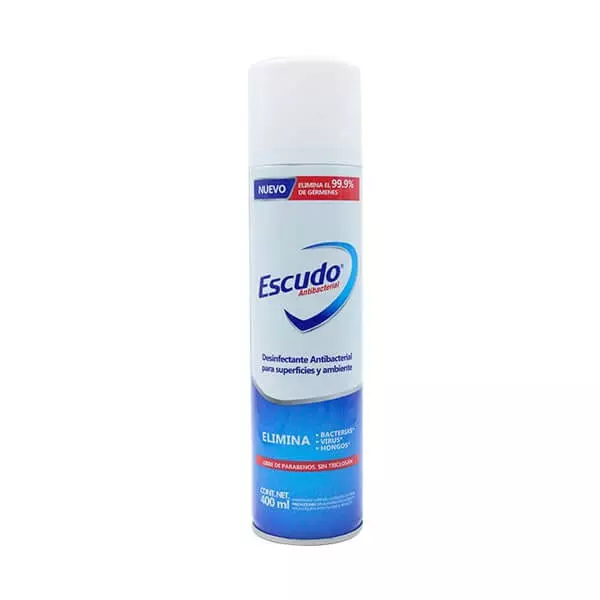 Desinfectante Escudo® antibacterial para superficies y ambiente 400 ml