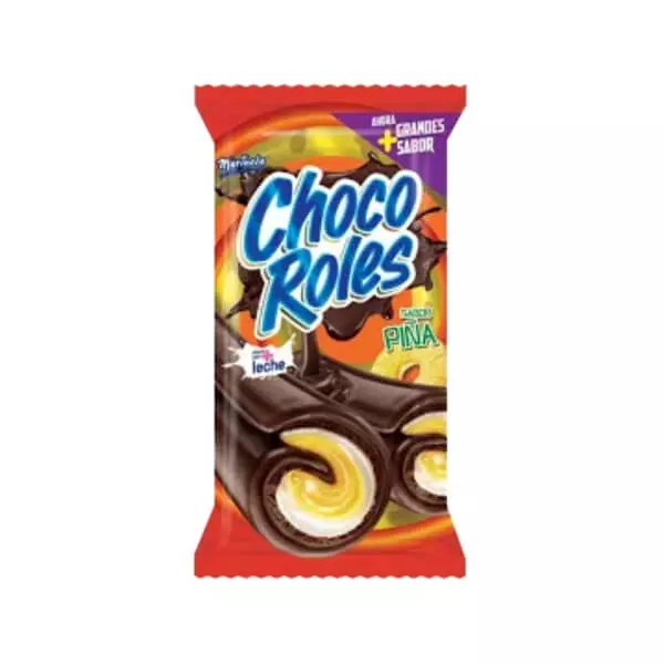 Choco Roles Marinela® de piña 80 gr