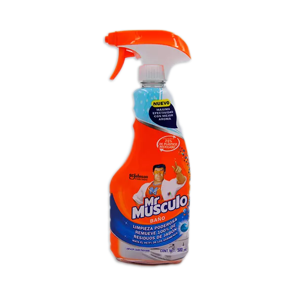 Mr. Musculo baños limpieza poderosa atomizador 500 ml
