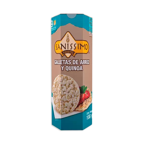 Galleta de arroz Sanissimo con Quinoa 108 gr