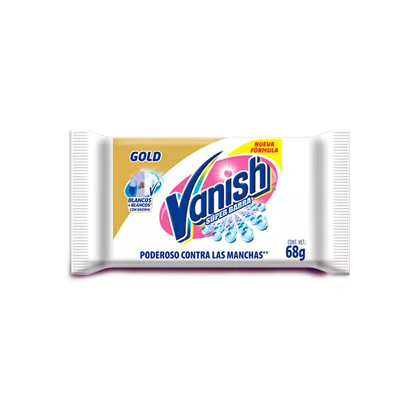 Jabón Vanish Súper Barra Blanca 68 gr