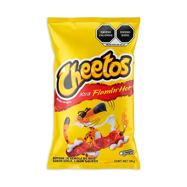 Cheetos® Flaming Hot® Sabor Queso y Chile 240 gr
