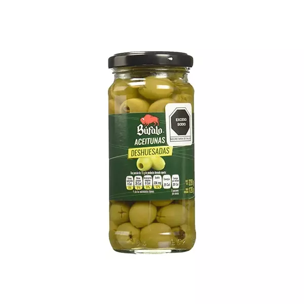 Aceituna Verde Deshuesada Bufalo® 220Gr