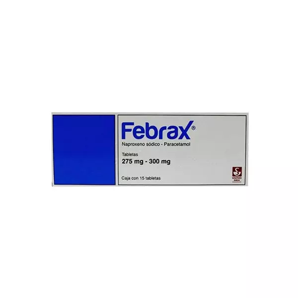Febrax 275 300 mg 15 tab