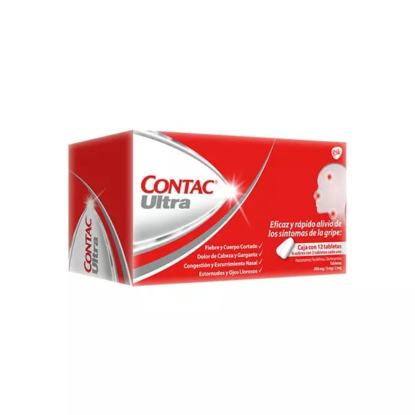 Contac® Ultra 12 Tabletas
