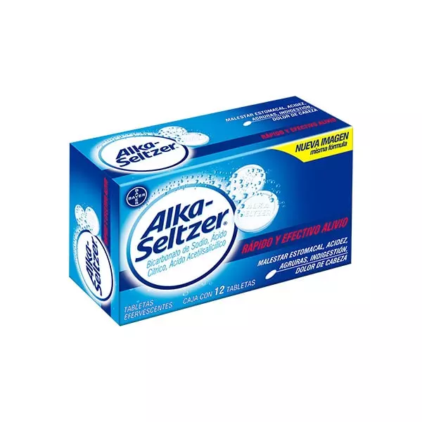 Alka Seltzer - 12 Tabletas