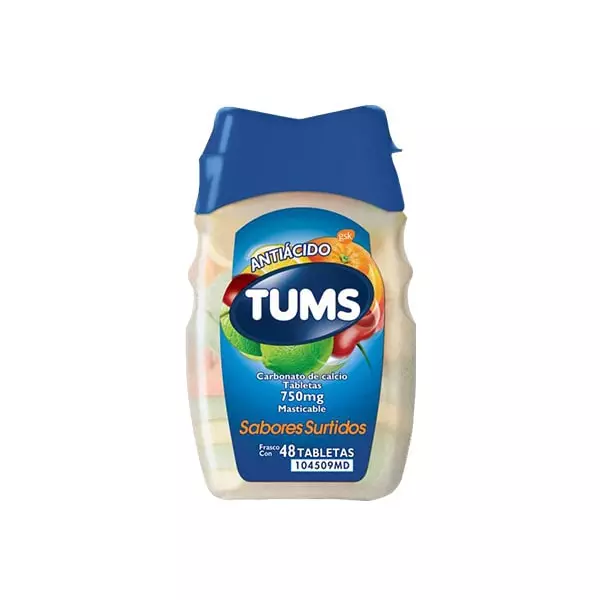 Tums - Masticables 48 tabletas
