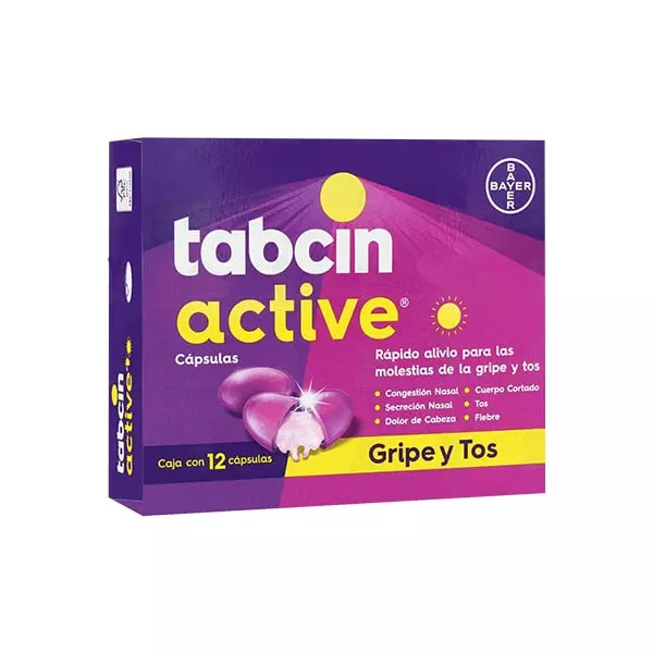 Tabcín® Active 12 Cápsulas