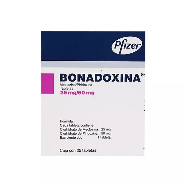 Bonadoxina 25 mg 25 Tabletas