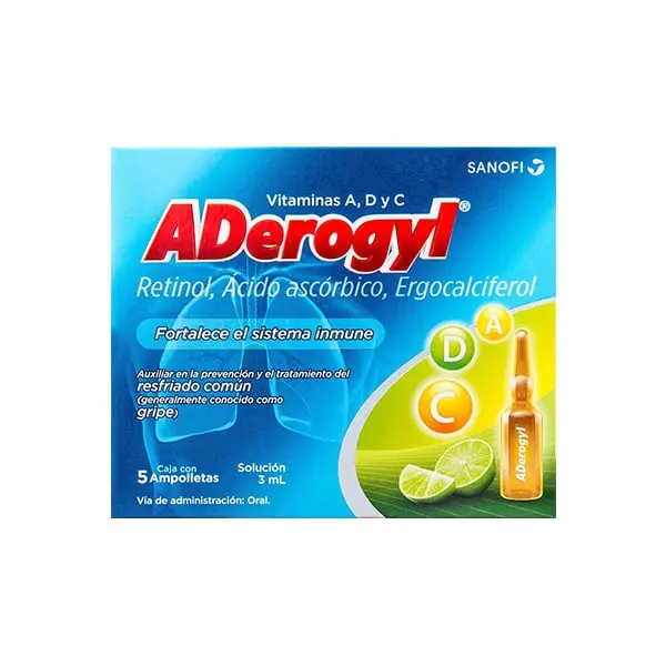 Aderogyl® 5 Ampolletas