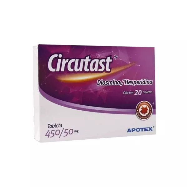 Circutast® 450/50 mg 20 Tabletas