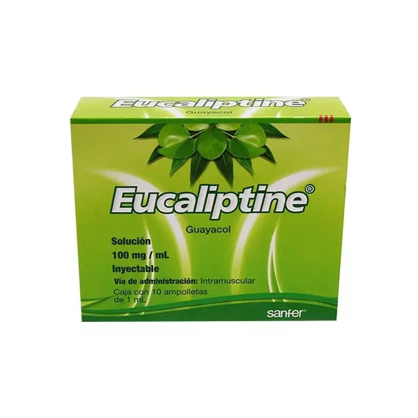 Eucaliptine 100 mg 10 Ampolletas 1 mg