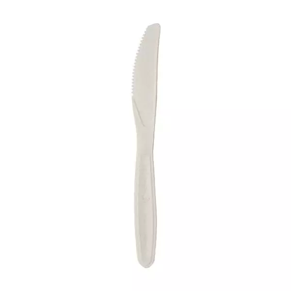 Cuchillo mediano biodegradable paquete con 25 piezas