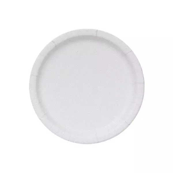 Plato Blanco 100% Biodegradable Paquete 125 piezas (17 cm)
