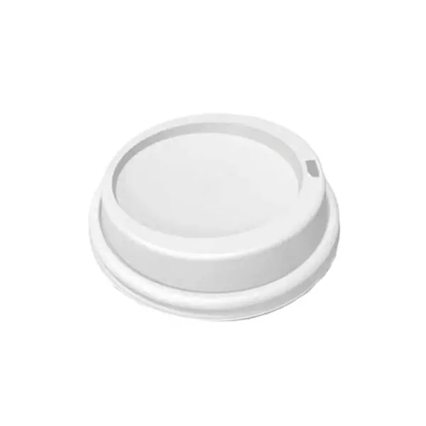 Tapa para Vaso Blanco Ecotainer® 8 oz Paquete 100 pzas