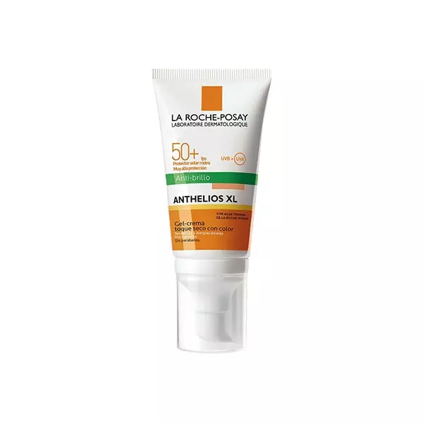 Protector Solar Anthelios Toque Seco Con Color FPS 50+ 50ml