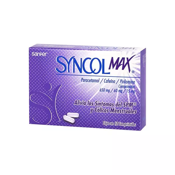 Syncol Max 12 Comprimidos 650 mg