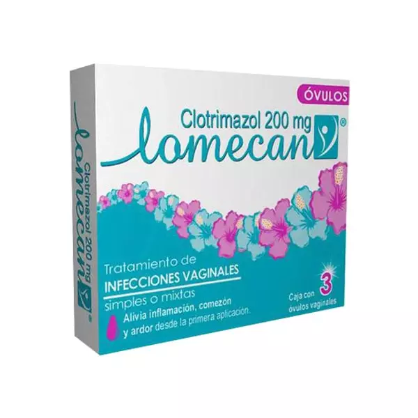 Lomecan V 3 Óvulos 200 mg