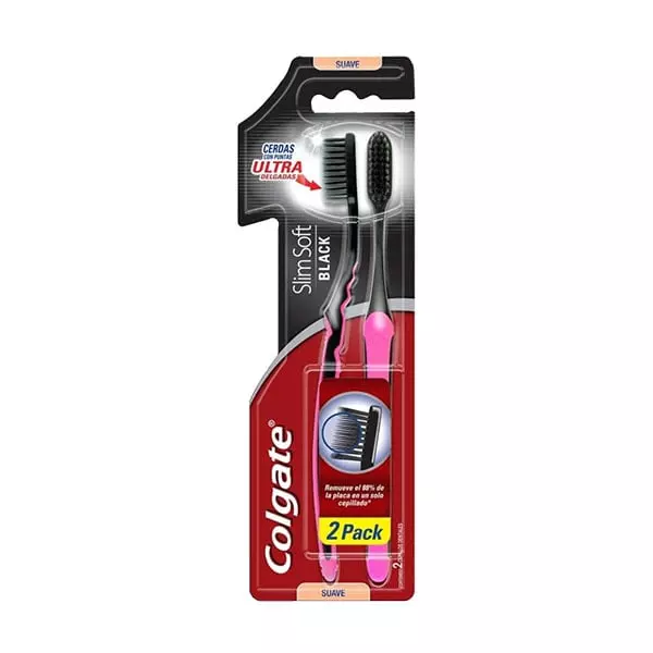 Cepillo Dental Colgate Slim Soft Black Suave