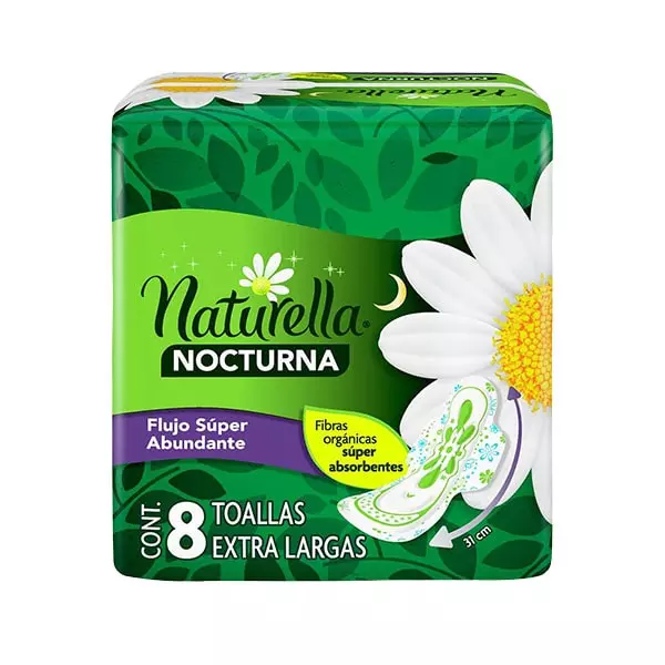 Naturella Cuidado Nocturno 8 Toallas