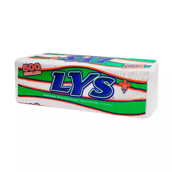 Servilleta LYS Paquete c/500 Piezas