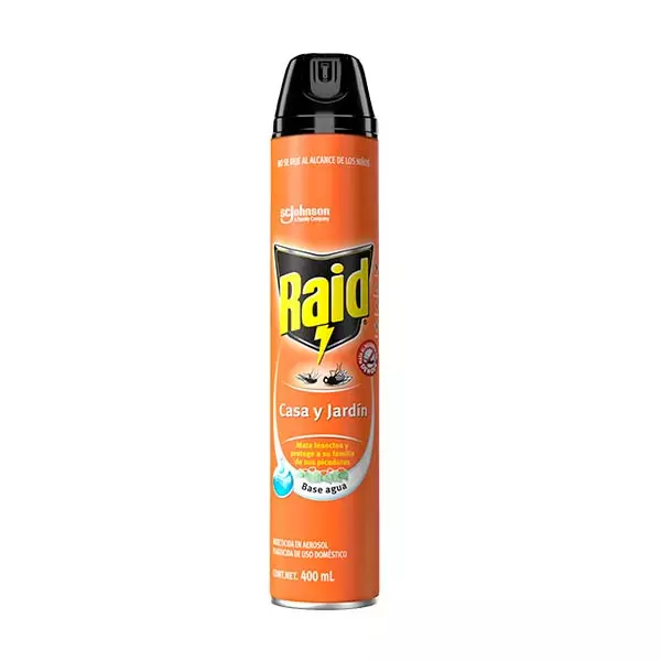 Insectisida Raid® Casa y Jardín en Aerosol 400ml