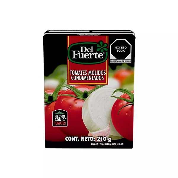 Tomates Molidos Condimentados Del Fuerte® 210 gr