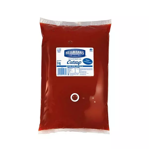 Catsup Hellmann's® Bolsa c/Válvula 3 kg