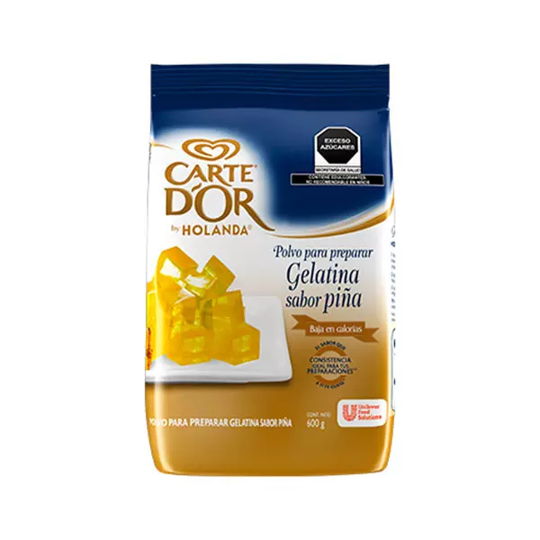 Gelatina Sabor Piña Carte D'Or® 600 gr