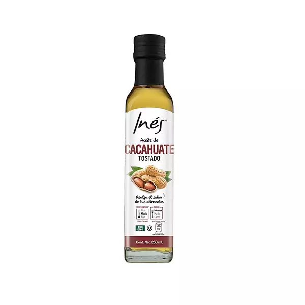Aceite de Cacahuate Tostado Inés® 250 ml