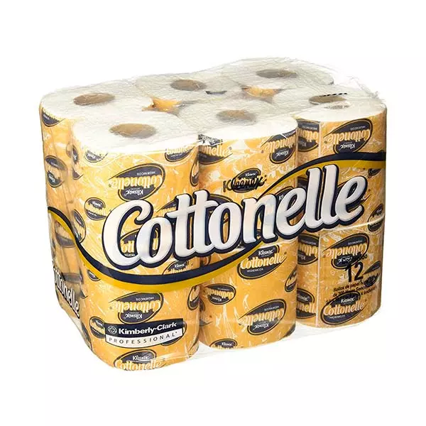Papel Higiénico Kleenex Cottonelle® 300 Hojas/12 Piezas Individuales