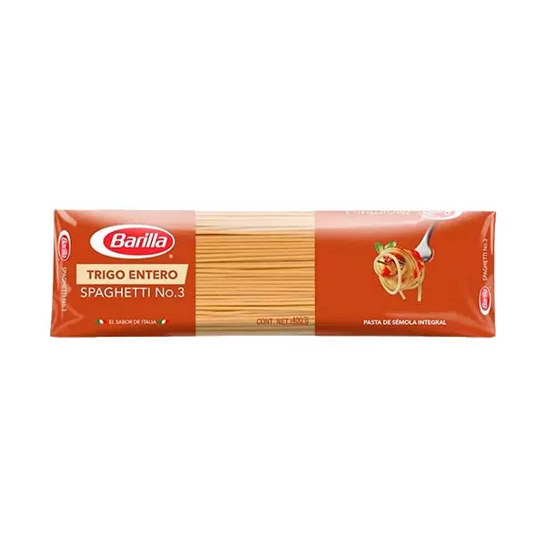 Spaghetti NO. 3 Trigo Entero Barilla 400 gr